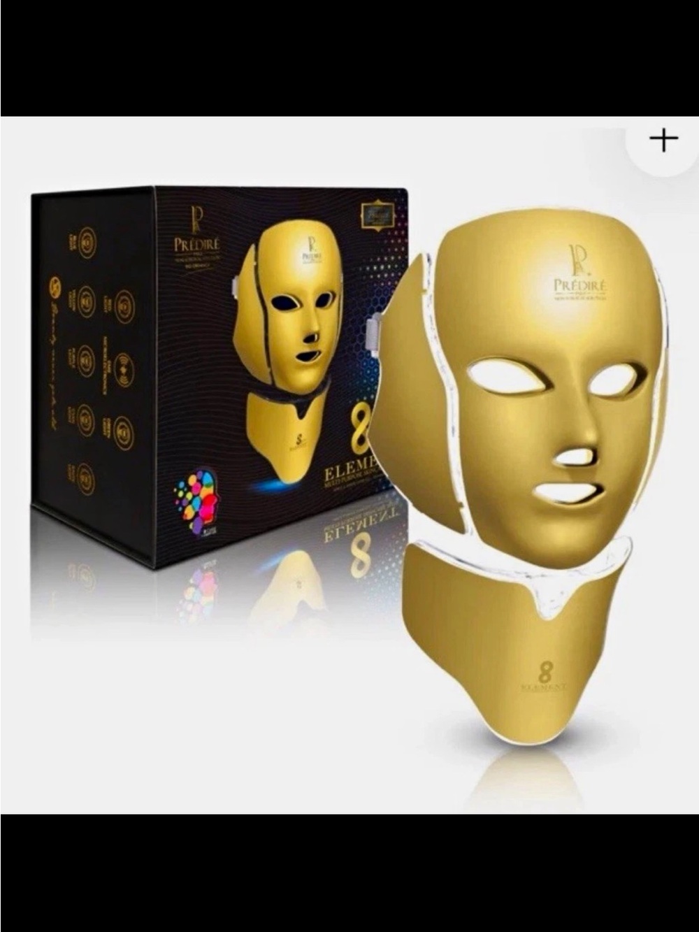 PREDIRE PARIS 8 Element Multi-Purpose
Skincare Mask (GOLD) | Non-Surgical NIB